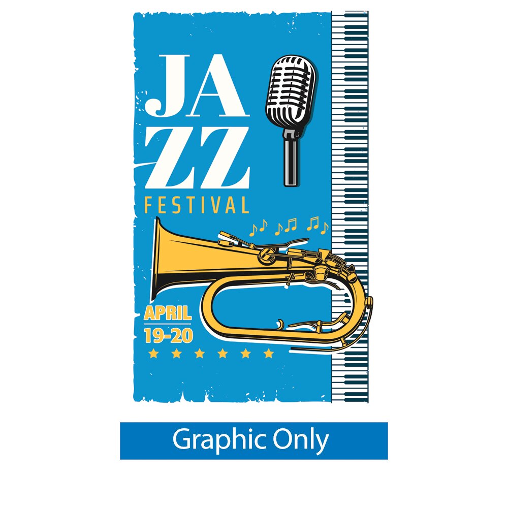 Street Pole Banners — Double Sided Graphic Only